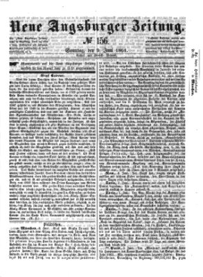 Neue Augsburger Zeitung Sonntag 9. Juni 1861