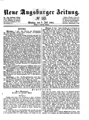 Neue Augsburger Zeitung Montag 8. Juli 1861