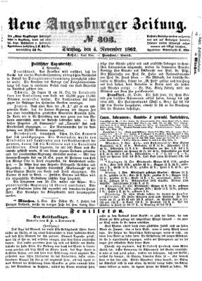 Neue Augsburger Zeitung Dienstag 4. November 1862