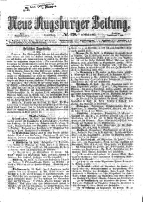 Neue Augsburger Zeitung Samstag 2. Mai 1863