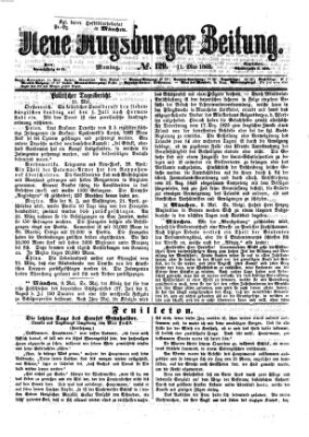 Neue Augsburger Zeitung Montag 11. Mai 1863