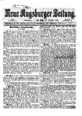 Neue Augsburger Zeitung Sonntag 13. Dezember 1863