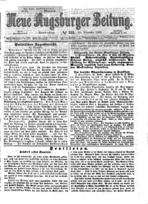 Neue Augsburger Zeitung Donnerstag 24. Dezember 1863