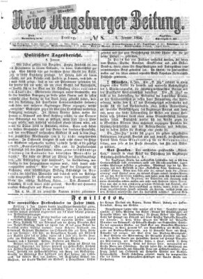 Neue Augsburger Zeitung Freitag 8. Januar 1864