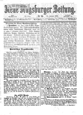 Neue Augsburger Zeitung Freitag 15. Januar 1864