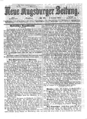 Neue Augsburger Zeitung Samstag 6. Februar 1864