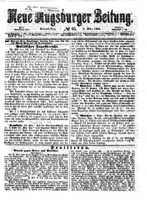 Neue Augsburger Zeitung Donnerstag 3. März 1864