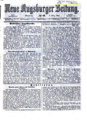 Neue Augsburger Zeitung Mittwoch 9. März 1864