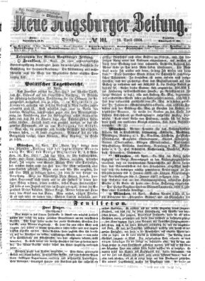 Neue Augsburger Zeitung Dienstag 12. April 1864