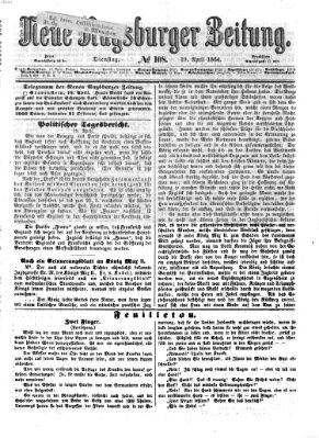 Neue Augsburger Zeitung Dienstag 19. April 1864