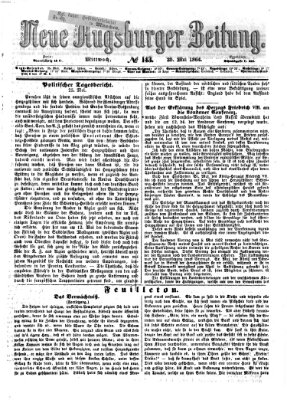 Neue Augsburger Zeitung Mittwoch 25. Mai 1864