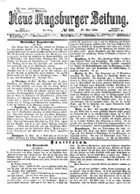 Neue Augsburger Zeitung Freitag 27. Mai 1864