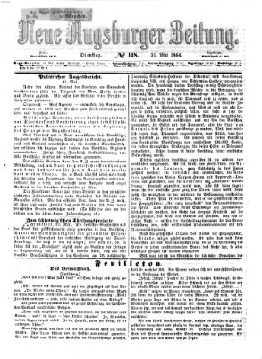 Neue Augsburger Zeitung Dienstag 31. Mai 1864