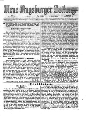 Neue Augsburger Zeitung Freitag 8. Juli 1864