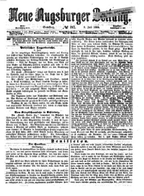 Neue Augsburger Zeitung Samstag 9. Juli 1864