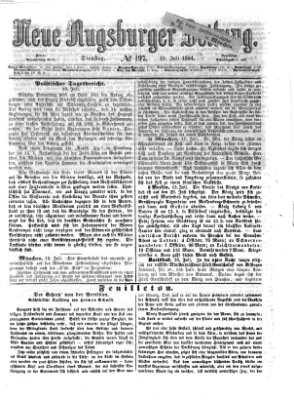 Neue Augsburger Zeitung Dienstag 19. Juli 1864