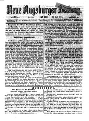 Neue Augsburger Zeitung Freitag 22. Juli 1864