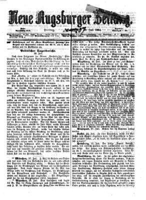 Neue Augsburger Zeitung Freitag 29. Juli 1864