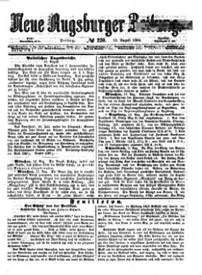 Neue Augsburger Zeitung Freitag 12. August 1864