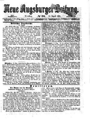 Neue Augsburger Zeitung Dienstag 16. August 1864