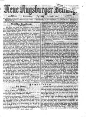 Neue Augsburger Zeitung Donnerstag 3. November 1864