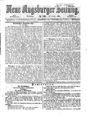 Neue Augsburger Zeitung Dienstag 13. Dezember 1864