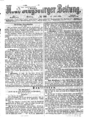 Neue Augsburger Zeitung Montag 12. Juni 1865