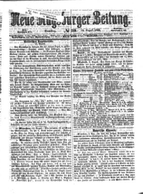 Neue Augsburger Zeitung Samstag 12. August 1865