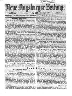 Neue Augsburger Zeitung Freitag 25. August 1865