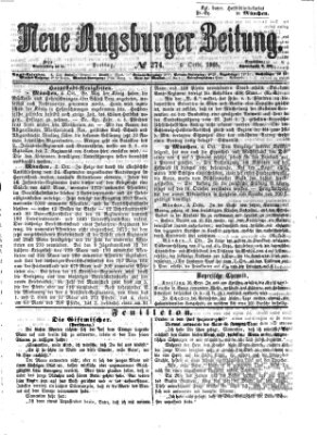 Neue Augsburger Zeitung Freitag 6. Oktober 1865