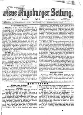 Neue Augsburger Zeitung Samstag 6. Januar 1866