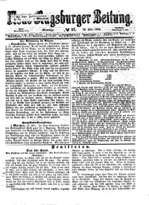 Neue Augsburger Zeitung Montag 26. Februar 1866