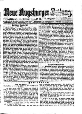 Neue Augsburger Zeitung Freitag 23. März 1866