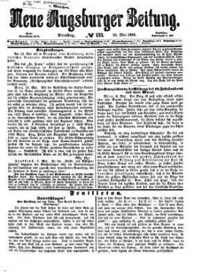 Neue Augsburger Zeitung Dienstag 15. Mai 1866