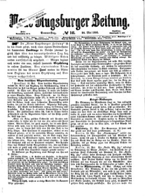 Neue Augsburger Zeitung Donnerstag 24. Mai 1866