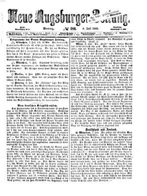 Neue Augsburger Zeitung Montag 9. Juli 1866