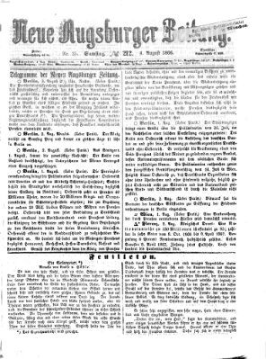 Neue Augsburger Zeitung Samstag 4. August 1866