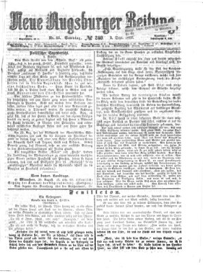 Neue Augsburger Zeitung Sonntag 2. September 1866