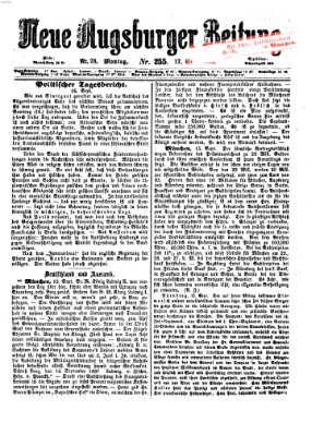 Neue Augsburger Zeitung Montag 17. September 1866