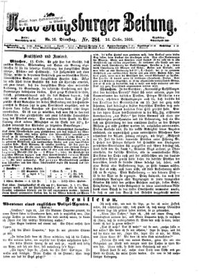 Neue Augsburger Zeitung Dienstag 16. Oktober 1866