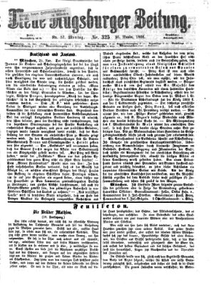 Neue Augsburger Zeitung Montag 26. November 1866