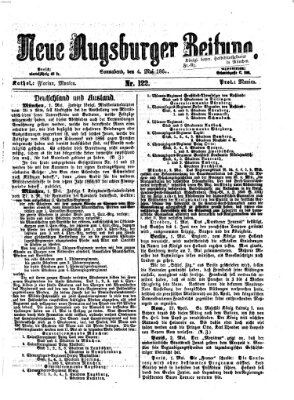 Neue Augsburger Zeitung Samstag 4. Mai 1867