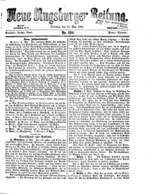 Neue Augsburger Zeitung Sonntag 10. Mai 1868