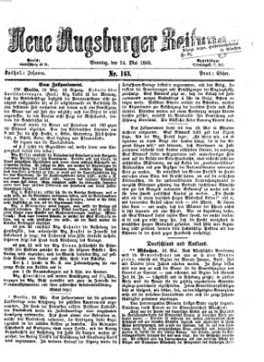 Neue Augsburger Zeitung Sonntag 24. Mai 1868