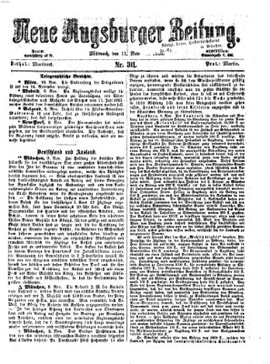 Neue Augsburger Zeitung Mittwoch 11. November 1868