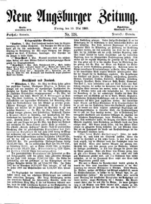 Neue Augsburger Zeitung Montag 10. Mai 1869