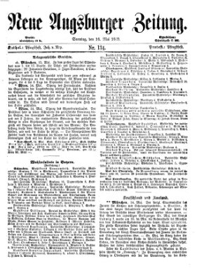 Neue Augsburger Zeitung Sonntag 16. Mai 1869