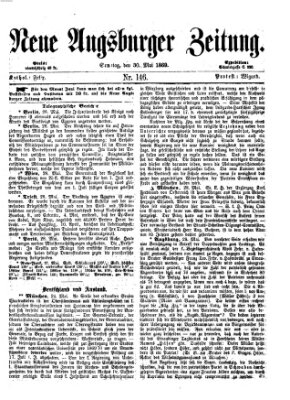 Neue Augsburger Zeitung Sonntag 30. Mai 1869