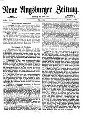 Neue Augsburger Zeitung Mittwoch 25. Mai 1870