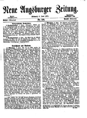 Neue Augsburger Zeitung Mittwoch 8. Juni 1870